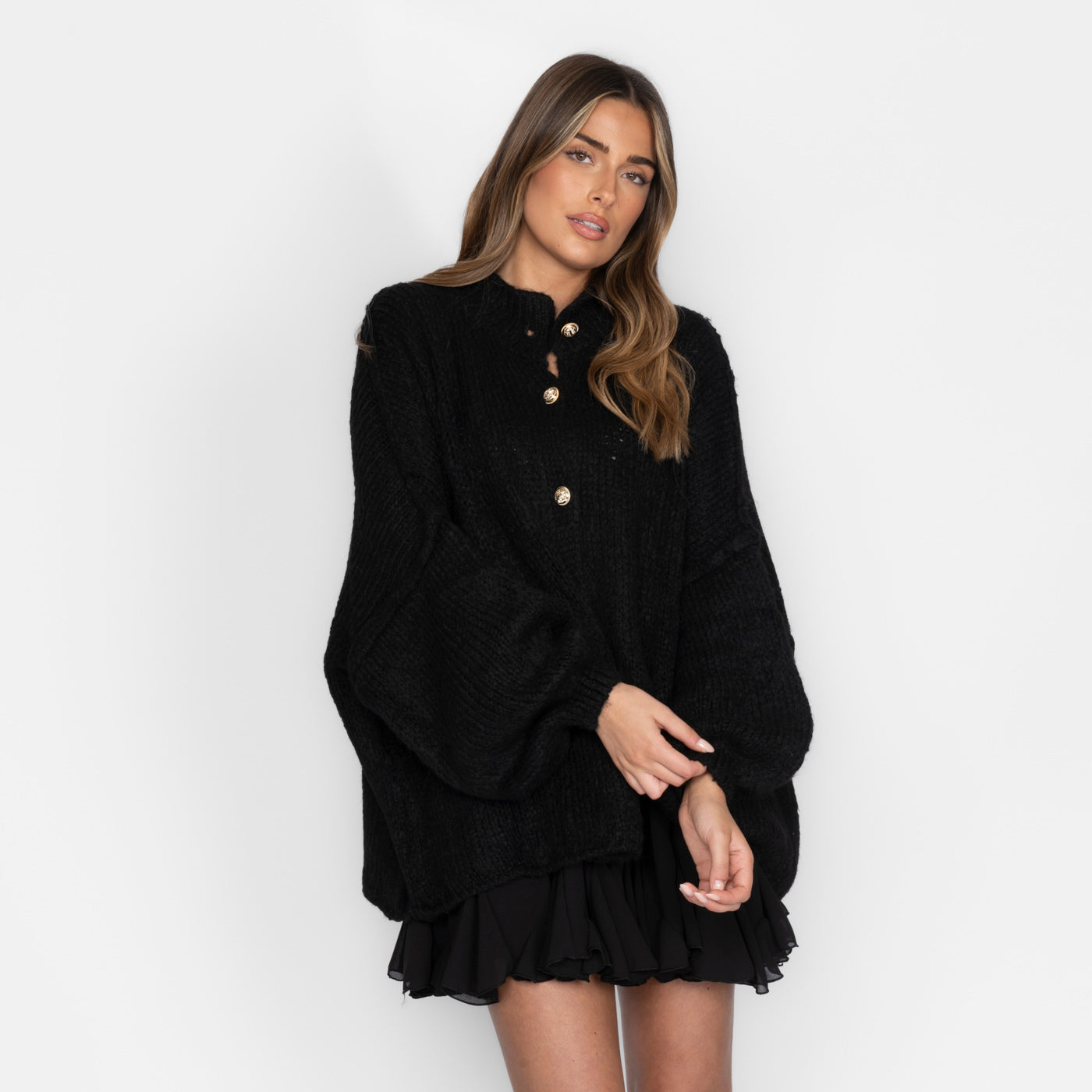 Elena | Oversize Pleteni Kardigan